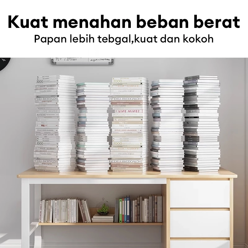 FURNI MALL 140cm Office Desk with Drawer