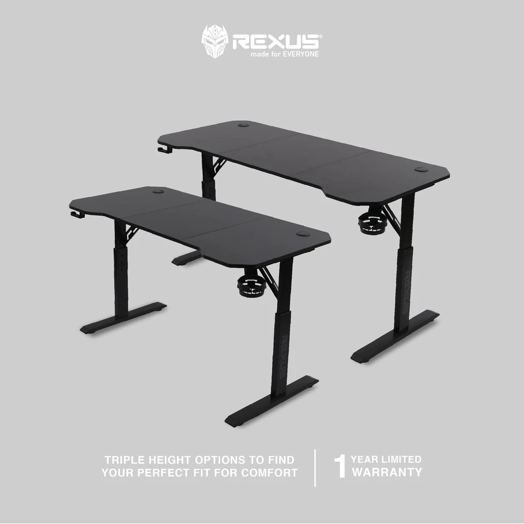 Rexus Adjustable Gaming Desk Fort